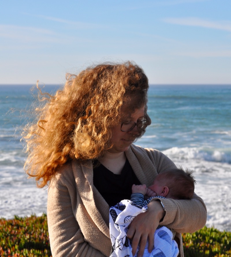 Puffling founder Laura Cavanagh with her children